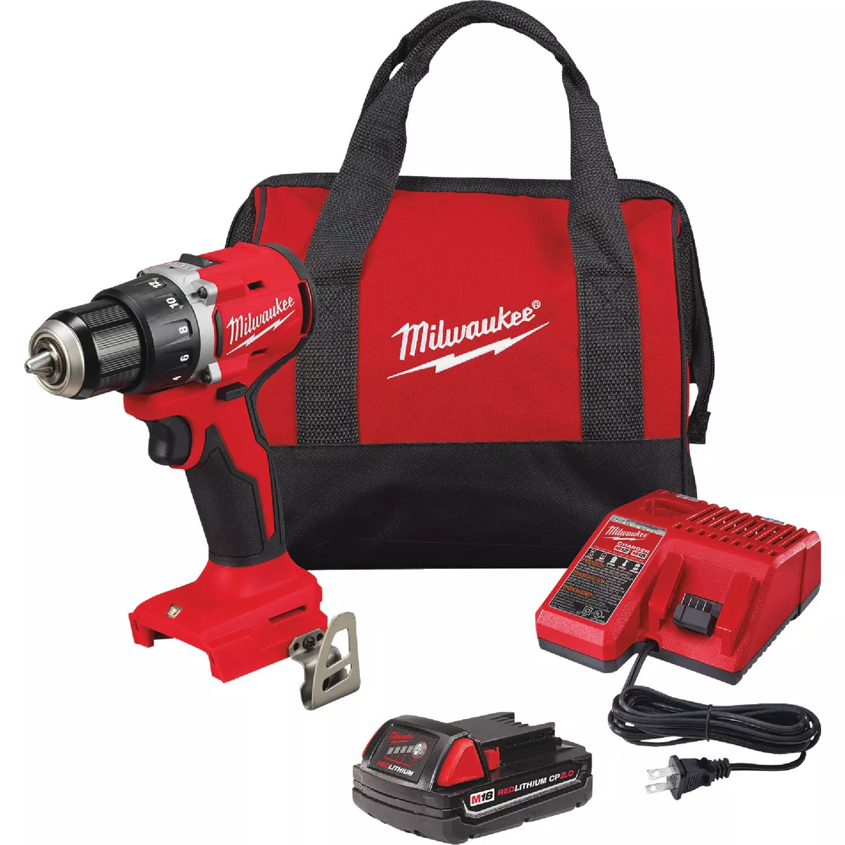 Milwaukee M18 Brushless 1/2 In. Compact Cordless Drill