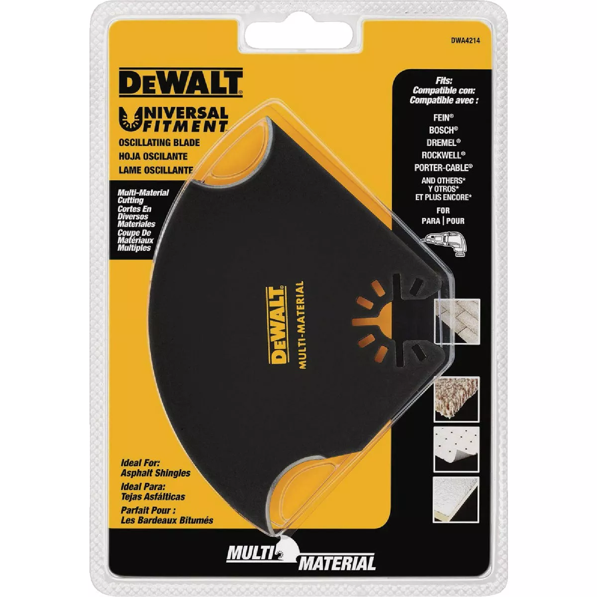 DEWALT Universal Fitment Bi-Metal Oscillating Blade Multi-Material - photo 2
