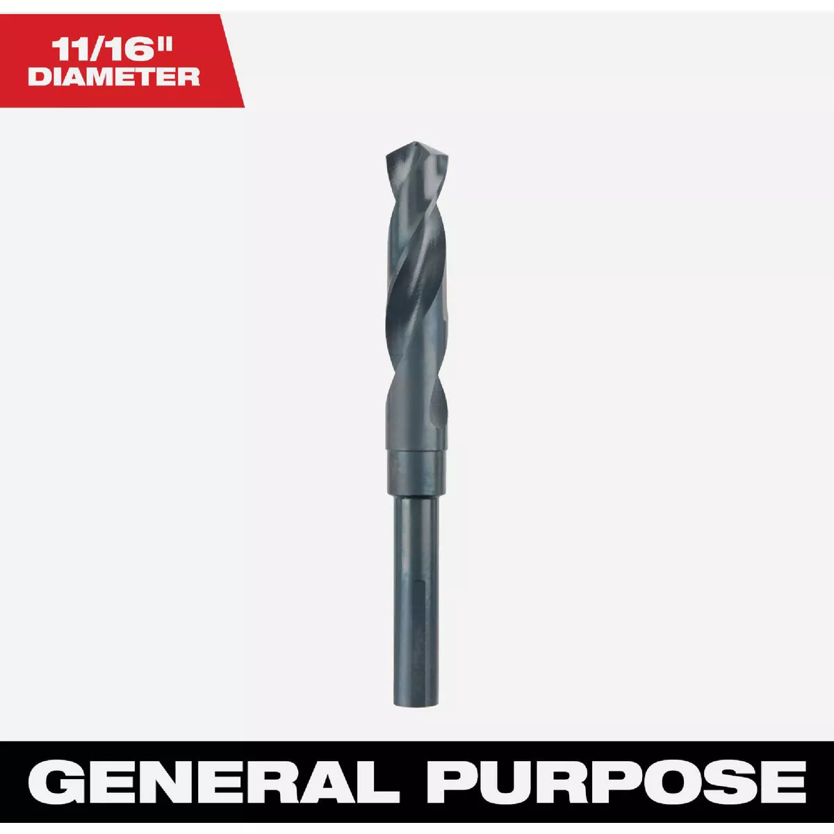 Milwaukee 11/16 In. Black Oxide Silver & Deming Drill Bit
