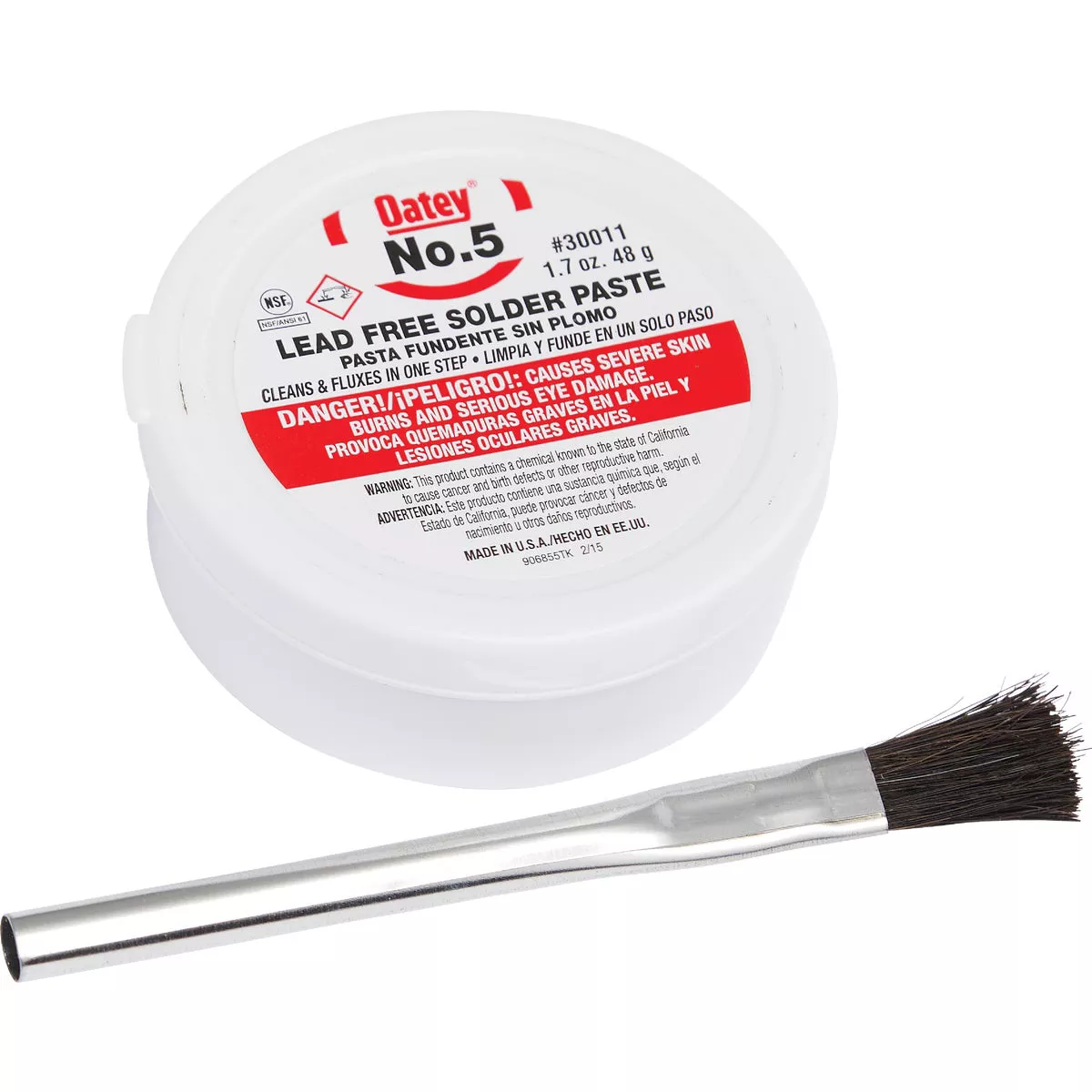 Do it No. 5 1.7 Oz. Lead-Free Soldering Flux with Brush, Paste - photo 2