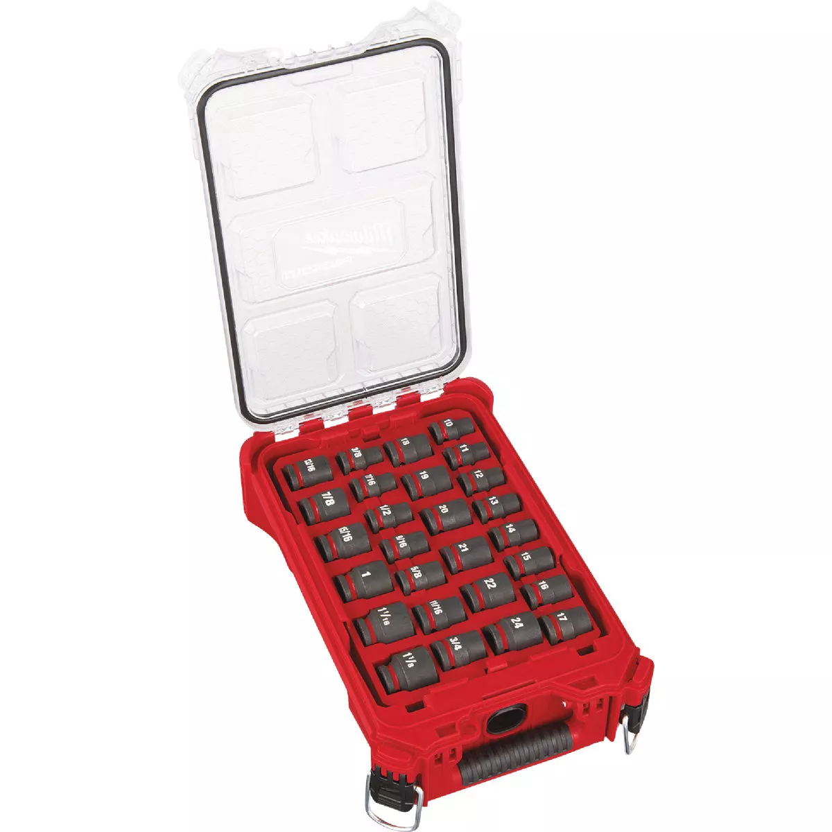 Milwaukee SHOCKWAVE Standard/Metric 1/2 In. Drive 6-Point Impact Driver Set with PACKOUT Organizer (27-Piece) - photo 6
