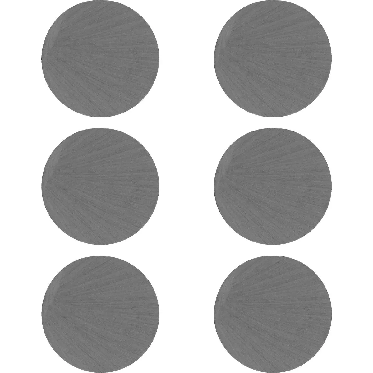 Master Magnetics Ceramic 1 in. Magnetic Discs (6-Pack)