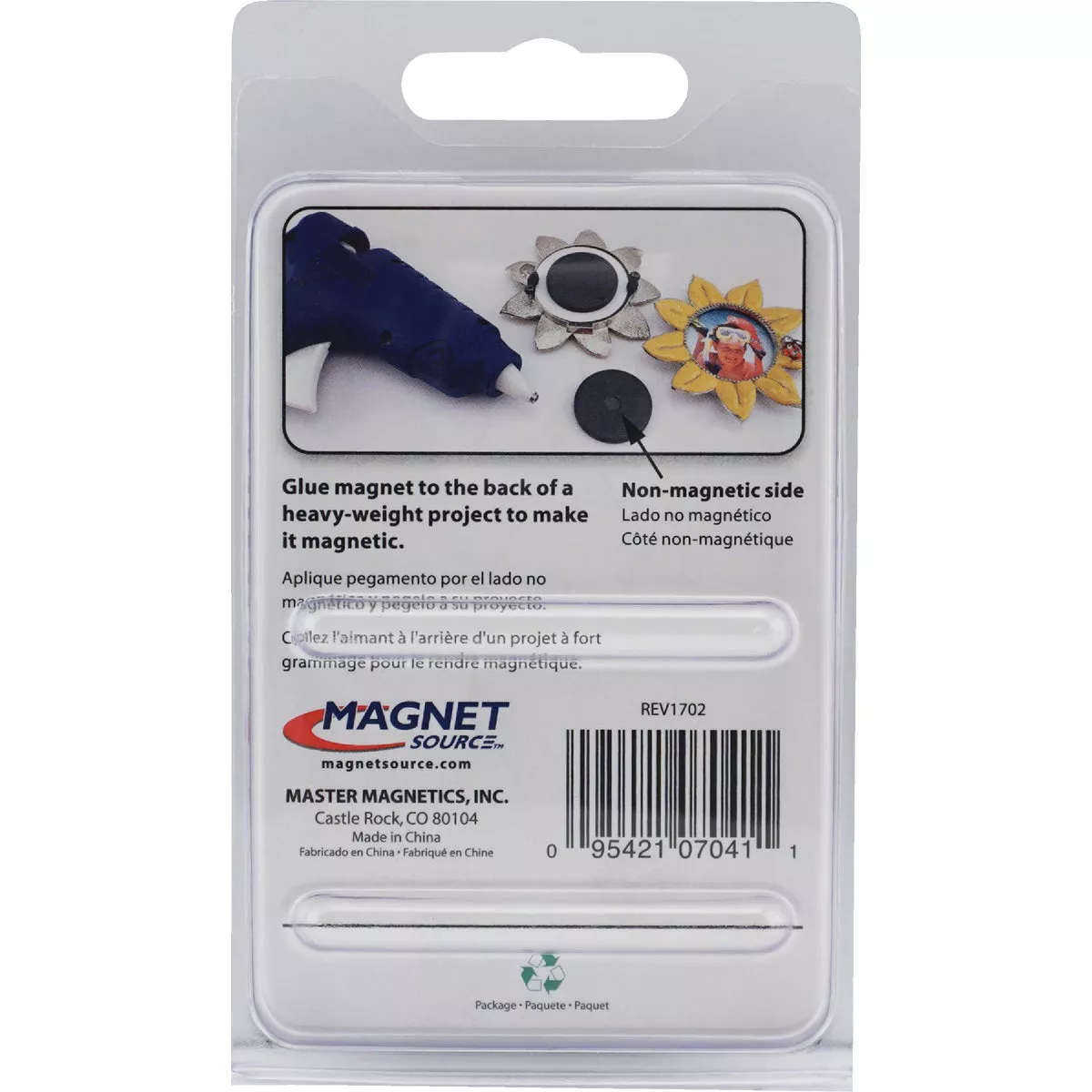 Master Magnetics 1-1/2 In. Multi Pole Ceramic Magnet Disc (2 per Pack) - photo 5