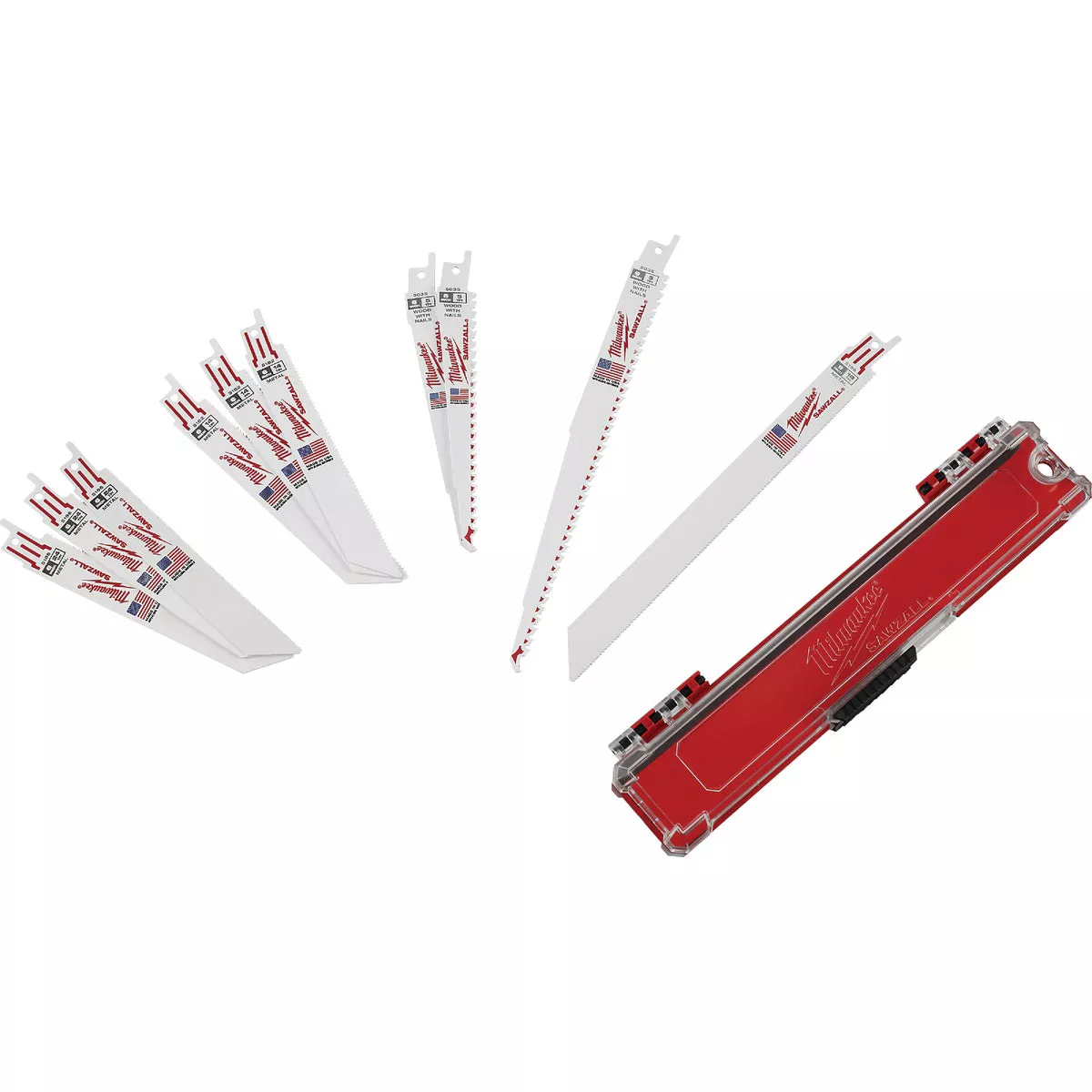 Milwaukee SAWZALL 10-Piece Reciprocating Saw Blade Set - photo 2