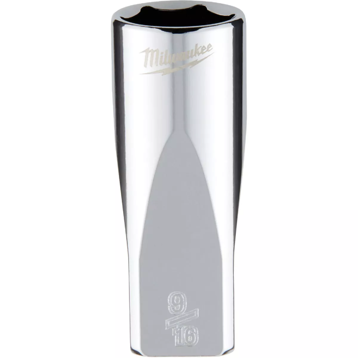 Milwaukee 1/4 In. Drive 9/16 In. 6-Point Deep Standard Socket with FOUR FLAT Sides