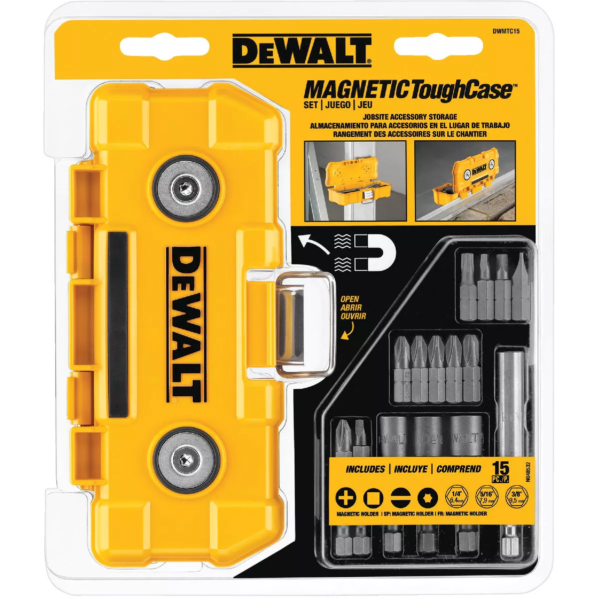 DEWALT 15-Piece Screwdriver Bit Set
