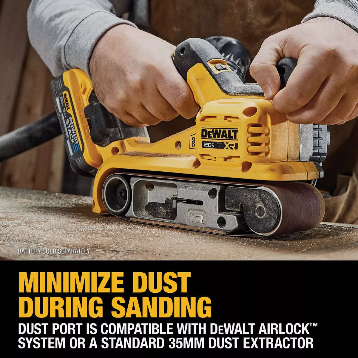 DEWALT 20V MAX XR Brushless 3 In. x 21 In. Cordless Belt Sander (Tool Only) - photo 4