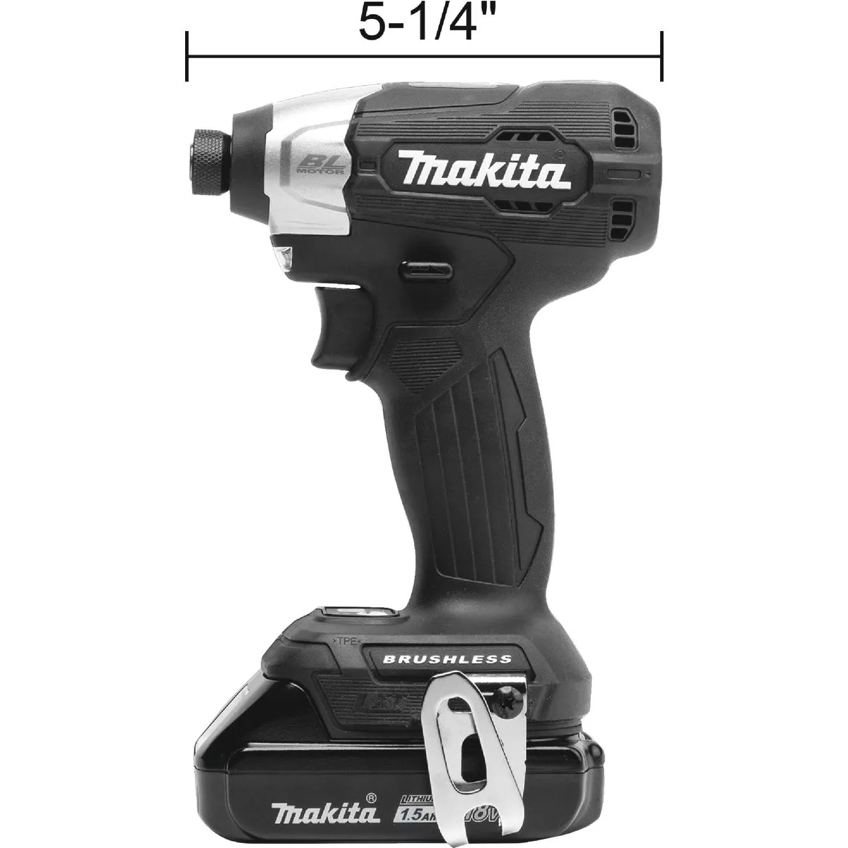 Makita 18-Volt LXT Lithium-Ion Brushless 1/4 In. Hex Sub-Compact Cordless Impact Driver Kit - photo 7
