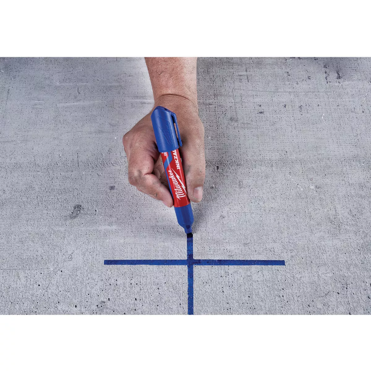 Milwaukee INKZALL Large Chisel Tip Blue Job Site Marker - photo 2