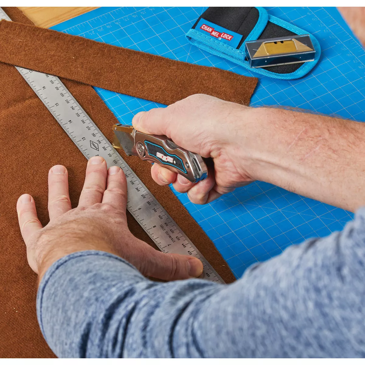 Channellock Lockback Fixed Folding Utility Knife - photo 4