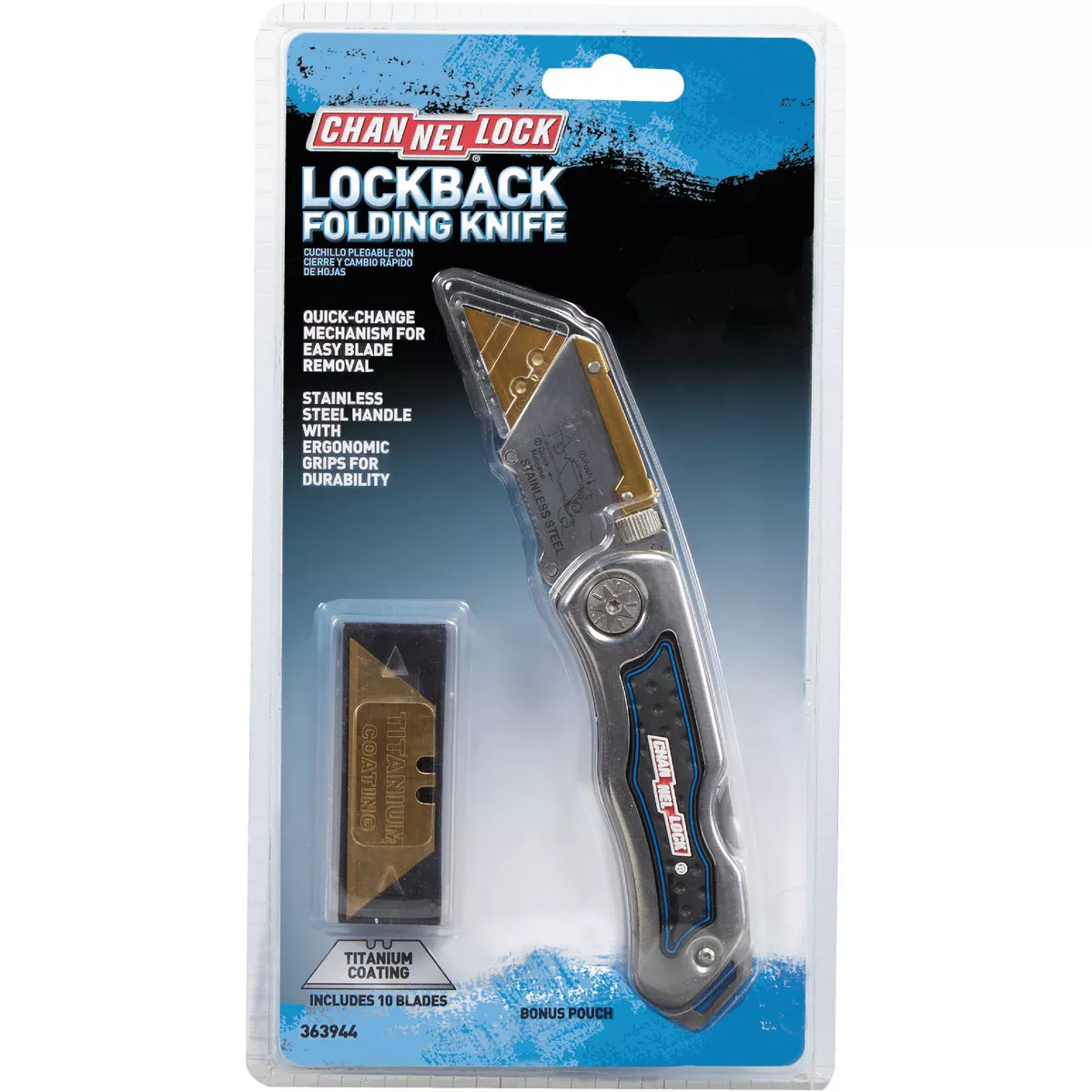 Channellock Lockback Fixed Folding Utility Knife - photo 7