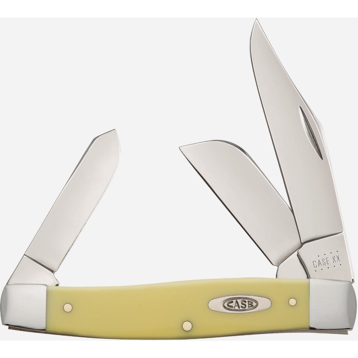 Buy Case Yellow Synthetic (CV) Large Stockman Folder Knife #00203 Online