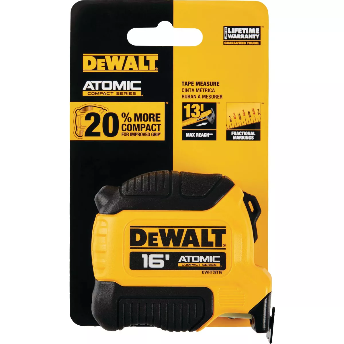 DEWALT ATOMIC 16 Ft. Tape Measure - photo 2