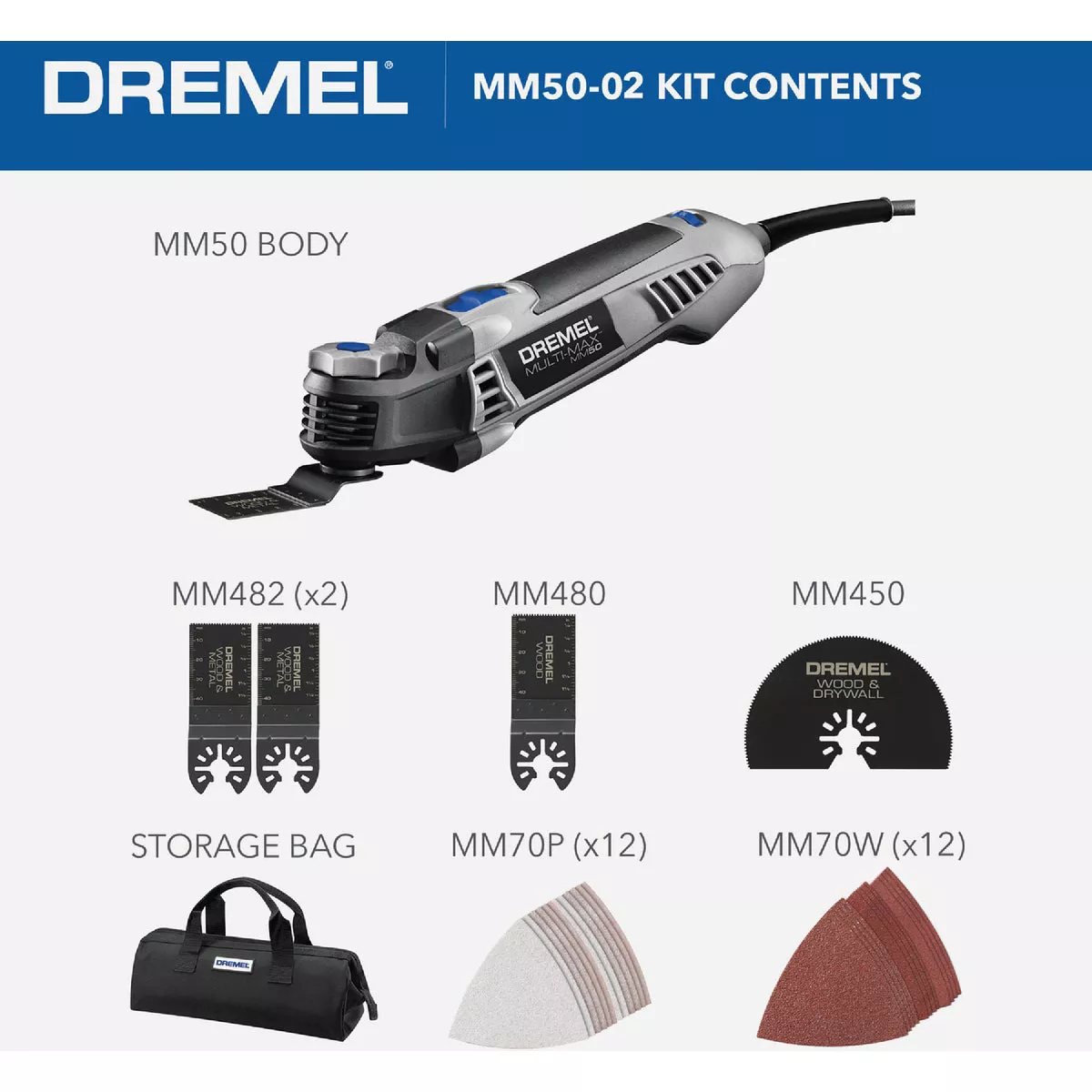 Dremel Multi-Max 5-Amp Oscillating Tool Kit - photo 5