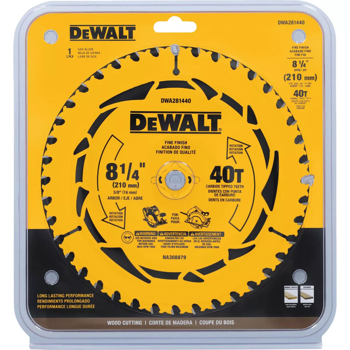 DEWALT 8-1/4 In. 40-Tooth Circular Saw Blade - photo 2