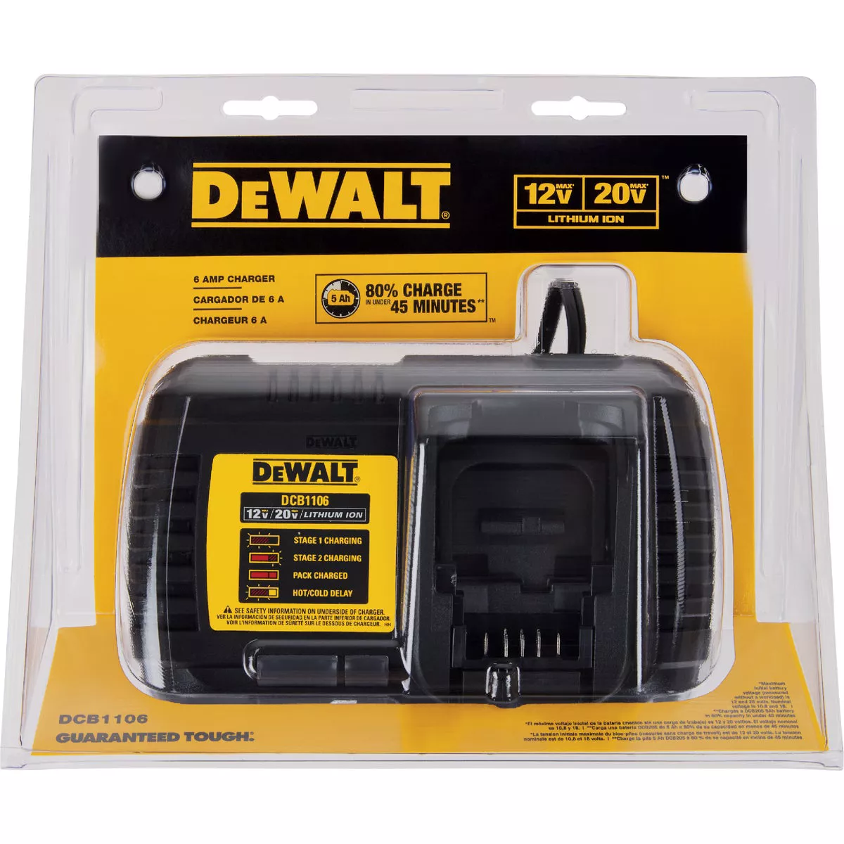 DEWALT 12V/20V/60V MAX Lithium-Ion 6-Amp Fast Battery Charger - photo 2