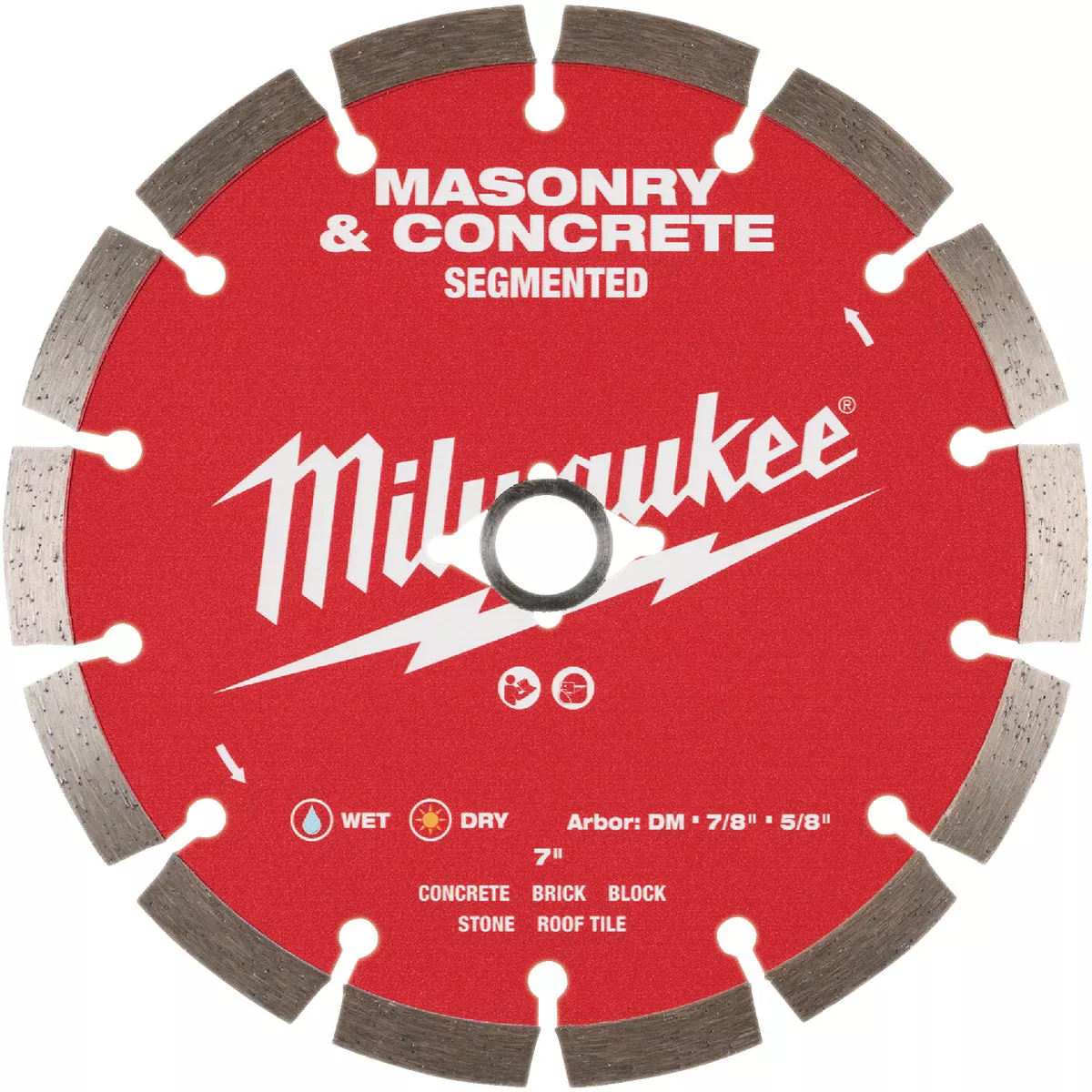 Milwaukee 7 In. Segmented Rim Masonry & Concrete Diamond Blade | Do it Best