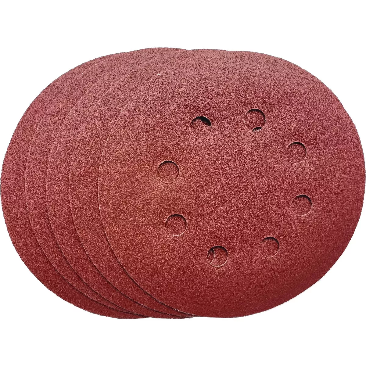 5 In. 120-Grit 8-Hole Pattern Vented Sanding Disc with Hook & Loop ...