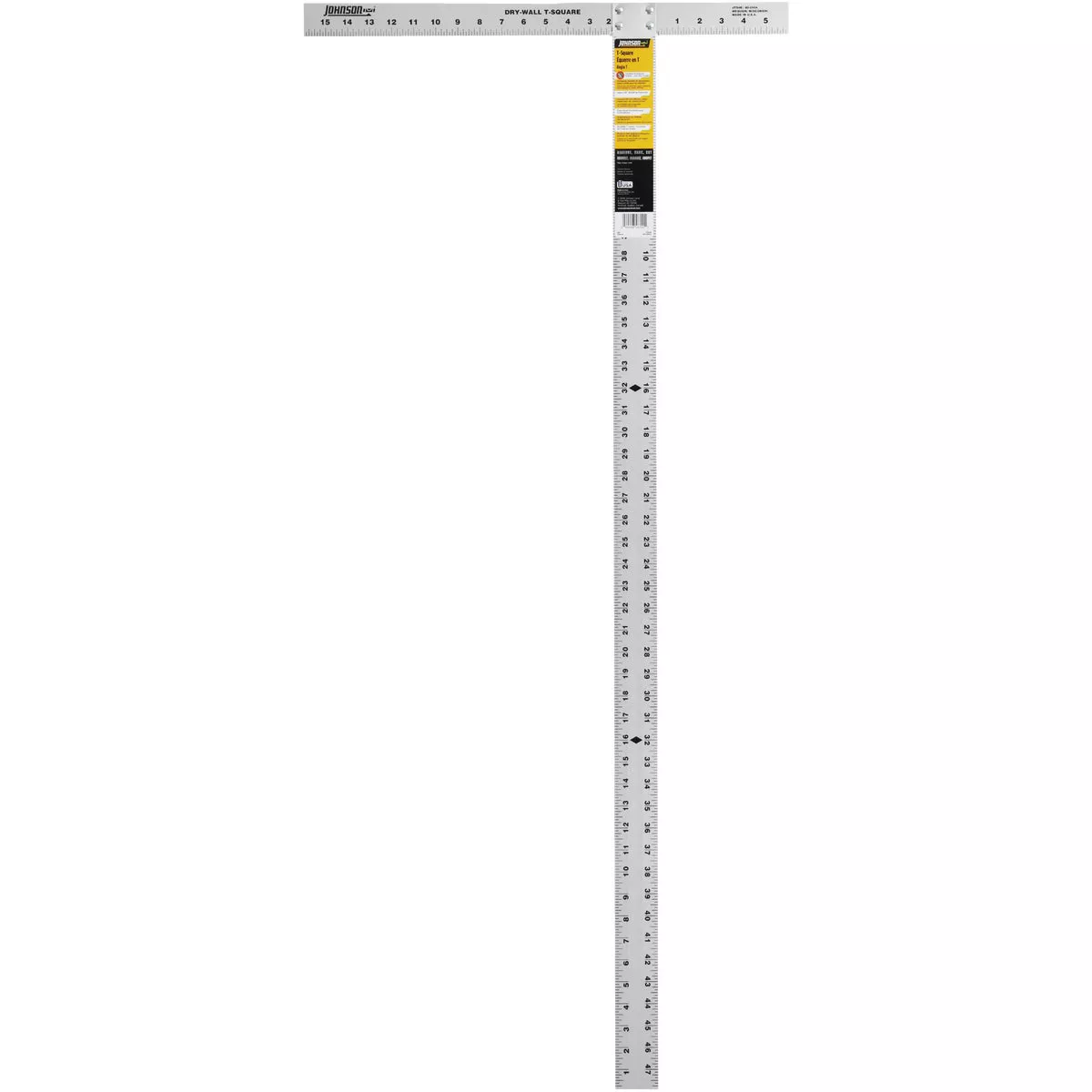 Johnson Level 48 In. Aluminum English Drywall Square - photo 2