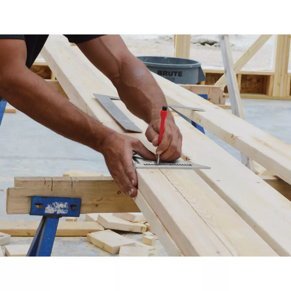 Johnson Level Johnny Square 7 In. Aluminum Rafter Square - photo 5