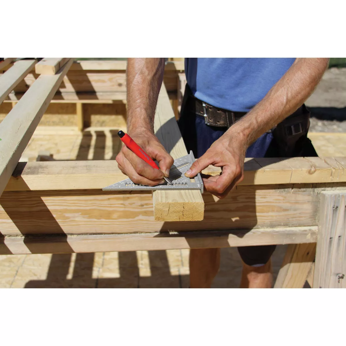 Johnson Level Johnny Square 7 In. Aluminum Rafter Square - photo 6