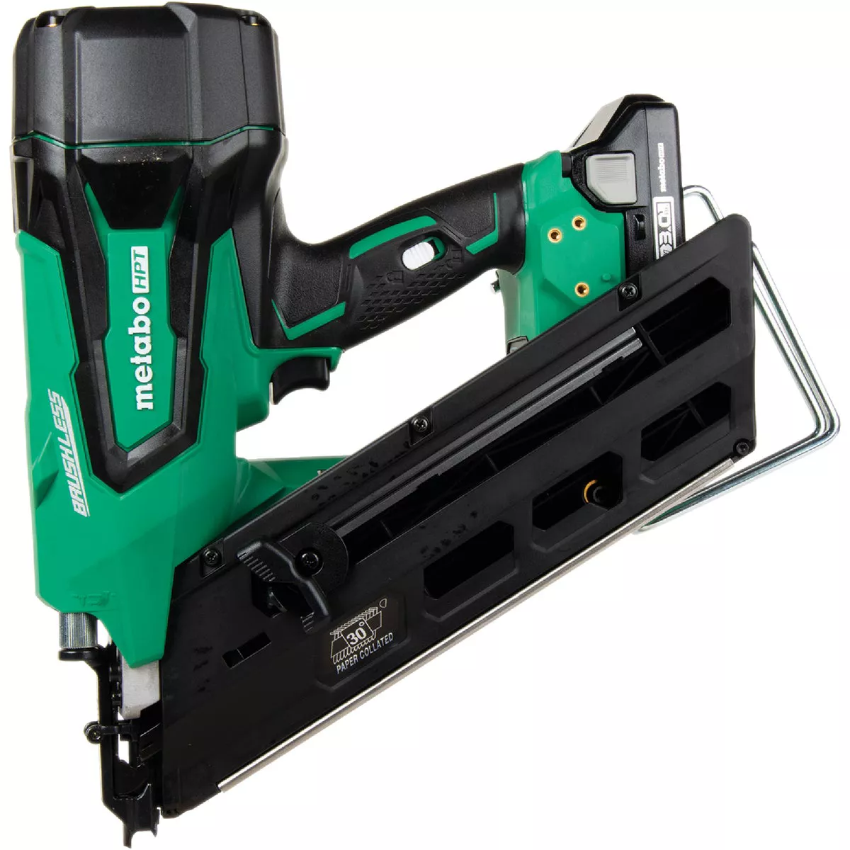 Metabo HPT 18V Lithium-Ion Brushless 30 Degree Paper Tape Cordless Framing Nailer Kit - photo 2