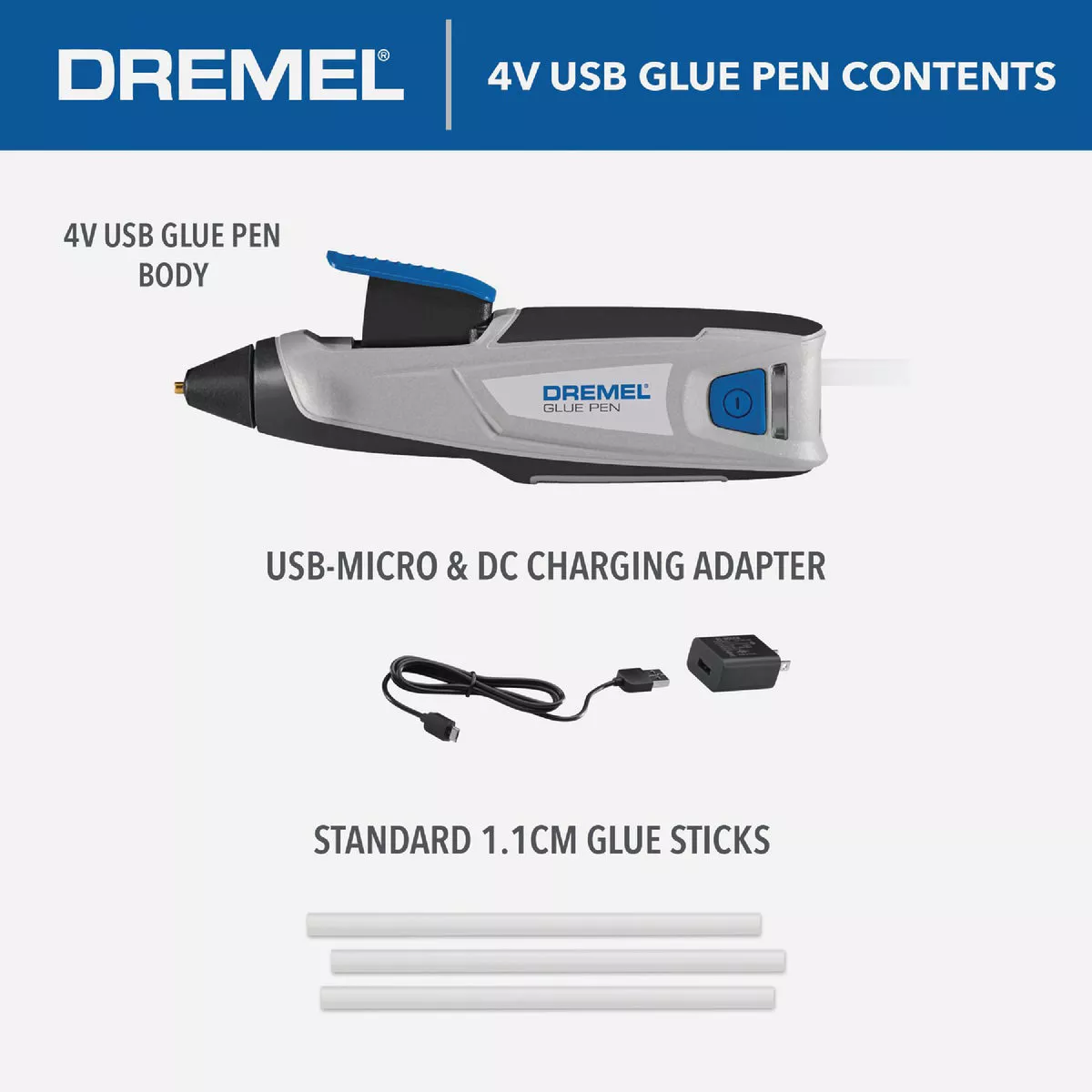 Dremel Home Solutions Standard Single-Temperature Glue Pen - photo 7