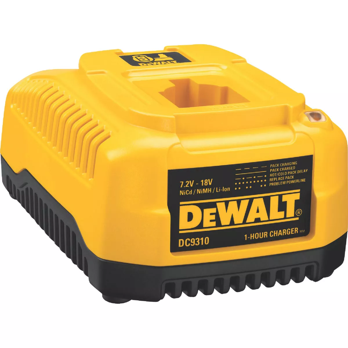 DEWALT 7.2-Volt to 18-Volt Nickel-Cadmium/Nickel-Metal Hydride/Lithium-Ion Fast Battery Charger