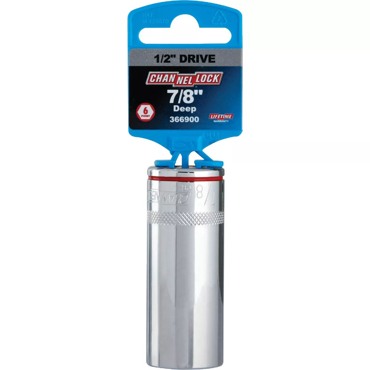 Channellock 1/2 In. Drive 7/8 In. 6-Point Deep Standard Socket - photo 2