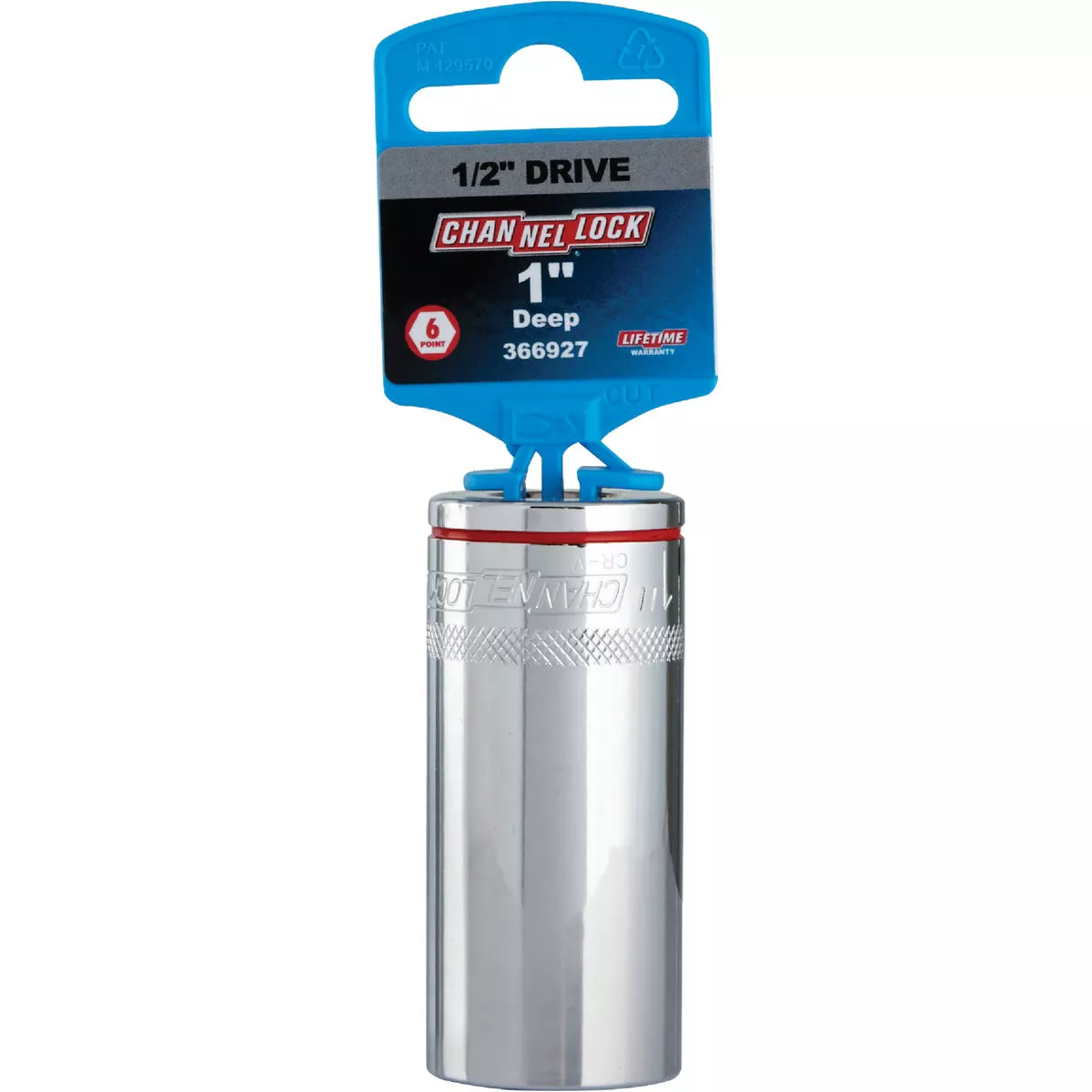 Channellock 1/2 In. Drive 1 In. 6-Point Deep Standard Socket - photo 2