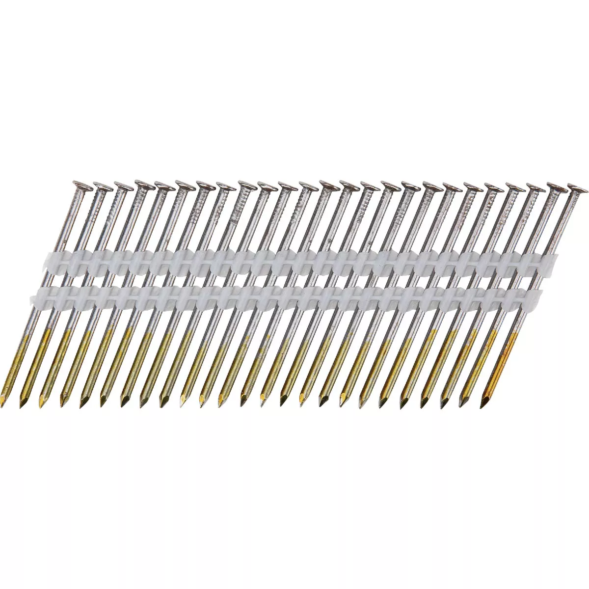 Pro-Fit 3 In. x 0.131 In. 21 Degree Plastic Strip Round Head Smooth Shank Brite Framing Stick Nails (2000 Ct.)