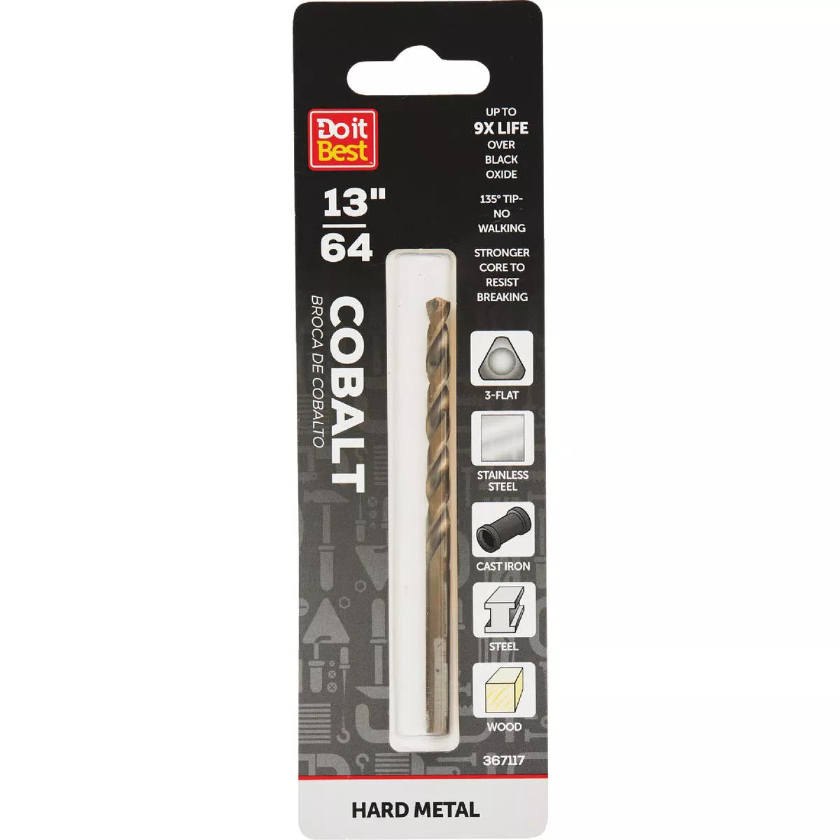 Do it Best 13/64 In. Cobalt Drill Bit
