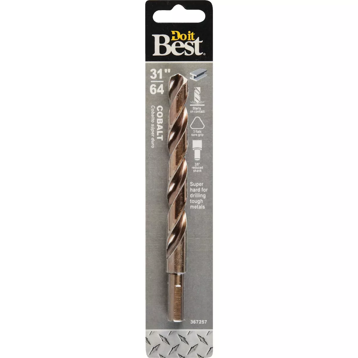 Do it Best 31/64 In. Cobalt Drill Bit