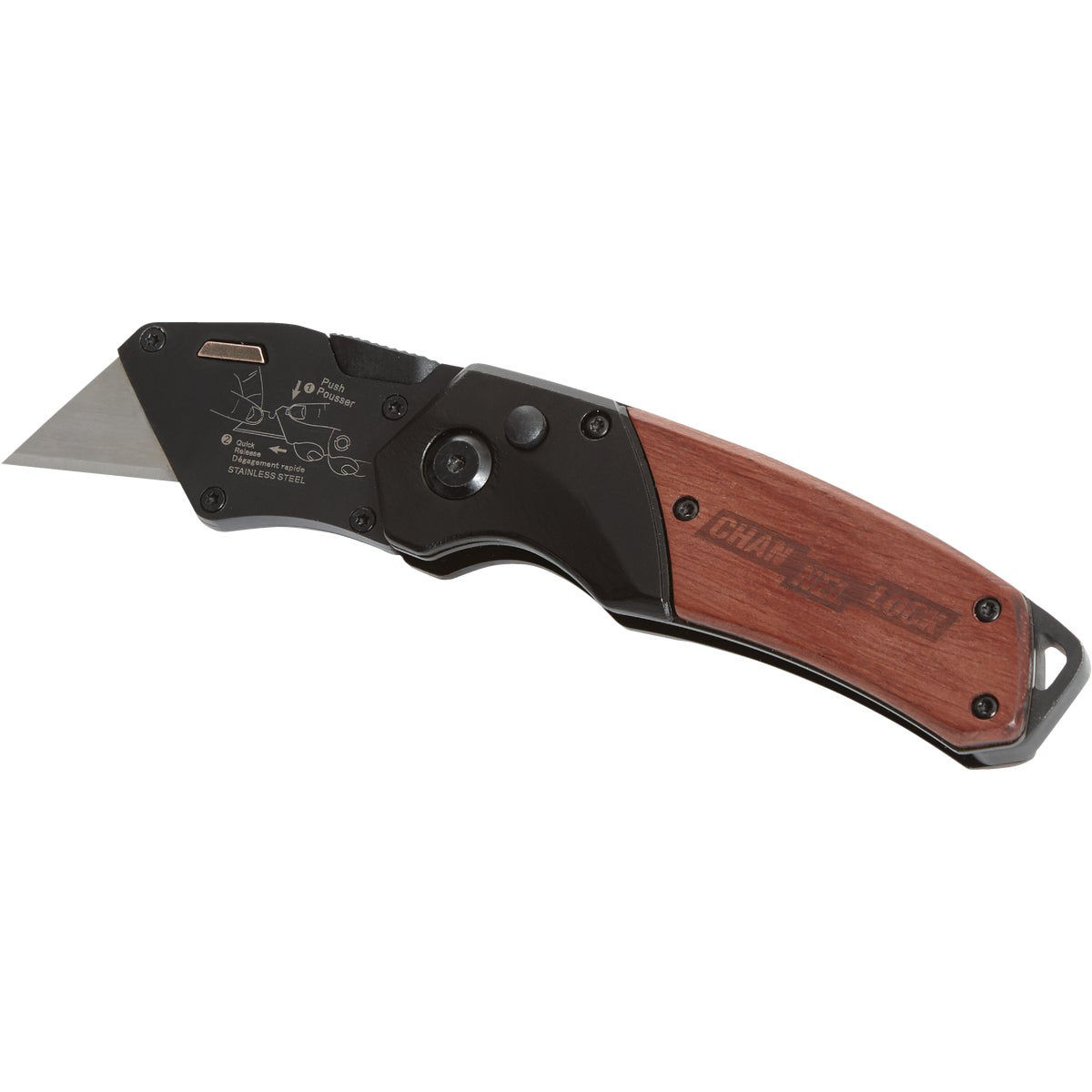 Channellock Wood Grip Folding Utility Knife Do it Best