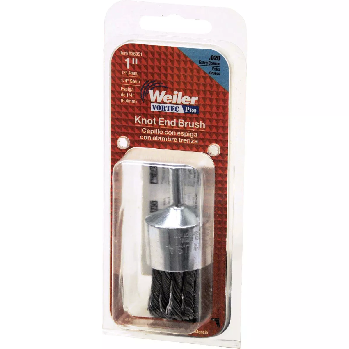 Weiler Vortec 1 In. Professional Shank-Mounted Drill-Mounted Wire Brush - photo 2