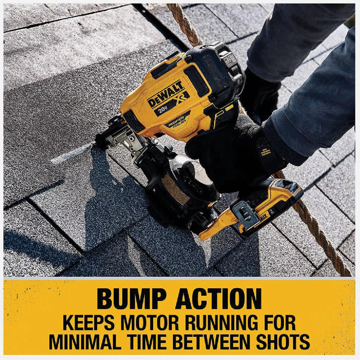 DEWALT 20V MAX Brushless 15 Degree 1-3/4 In. Cordless Coil Roofing Nailer Kit with 2.0 Ah Battery & Charger - photo 8