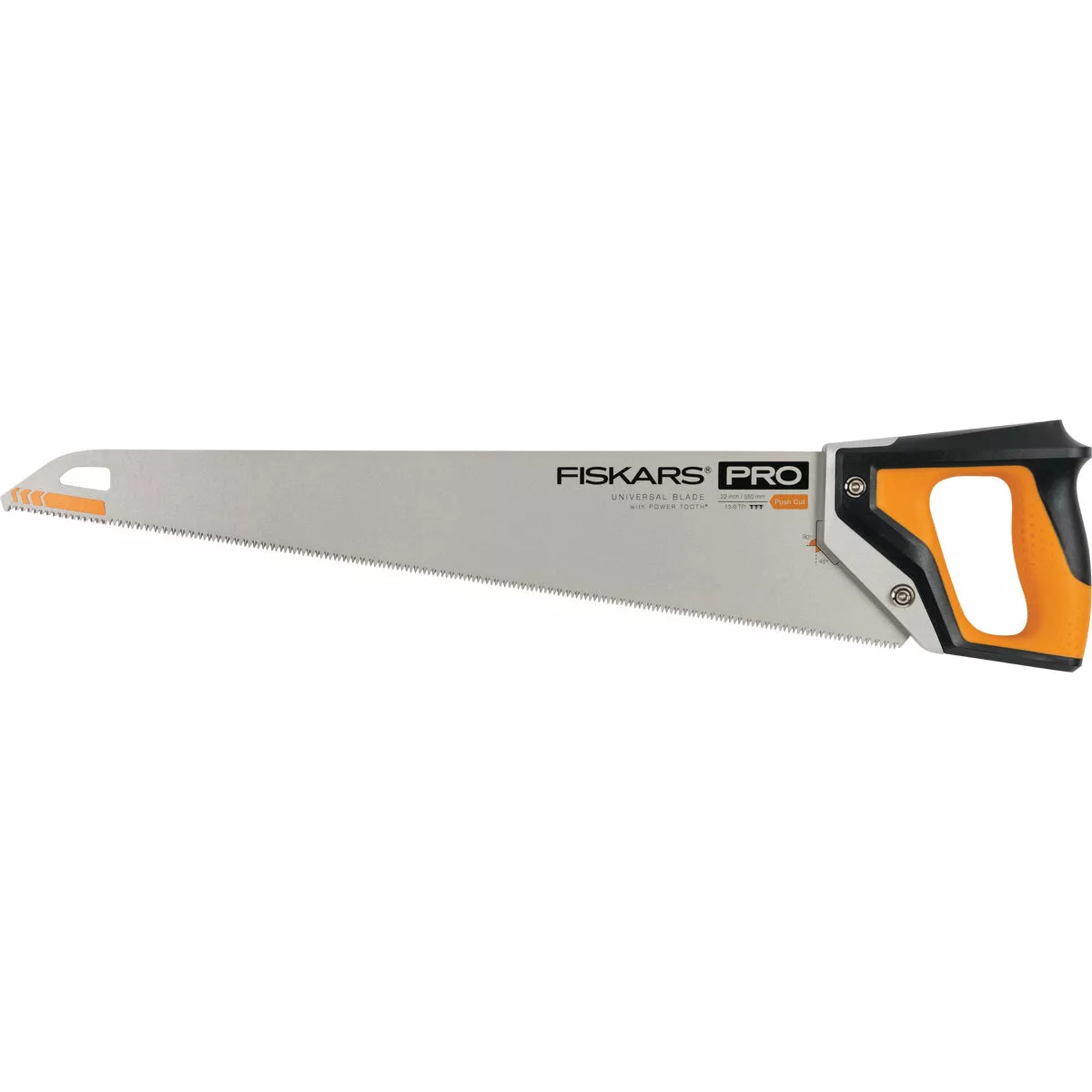 Fiskars Pro POWER TOOTH 22 In. L Blade Metal Handle Hand Saw with Sheath