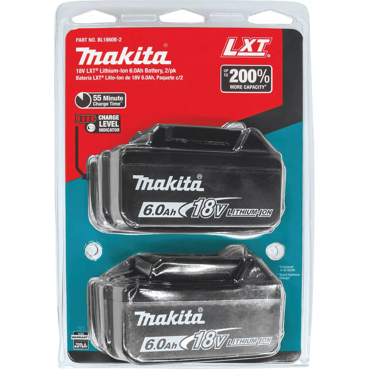 Makita 18V LXT Lithium-Ion 6.0 Ah Tool Battery (2-Pack) | Do it Best