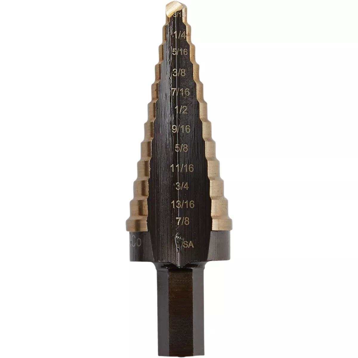 Irwin Unibit 3/16 In. - 7/8 In. #4 Step Drill Bit, 12 Steps - photo 3