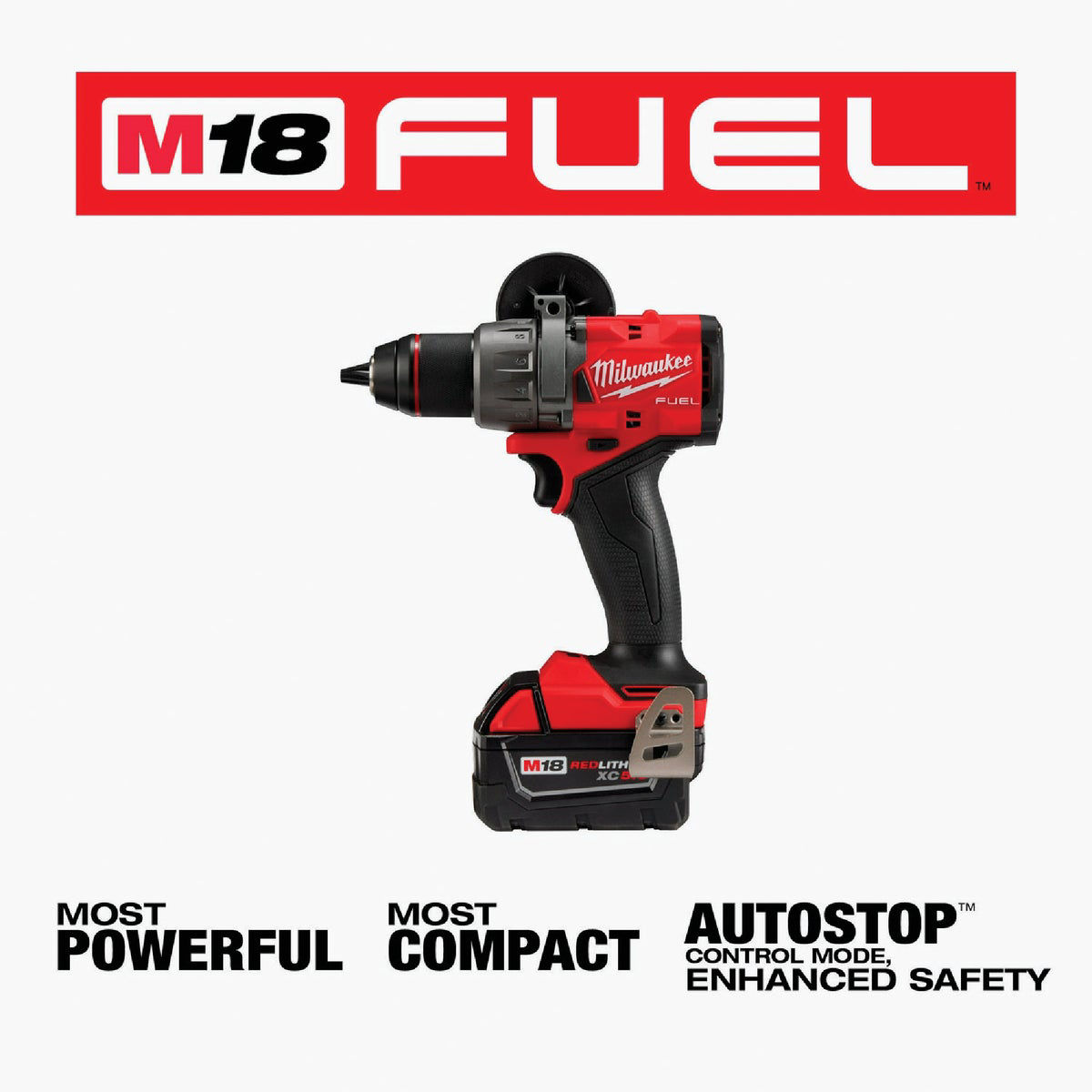Milwaukee M18 FUEL Brushless 1/2 In. Cordless Hammer Drill/Driver Kit