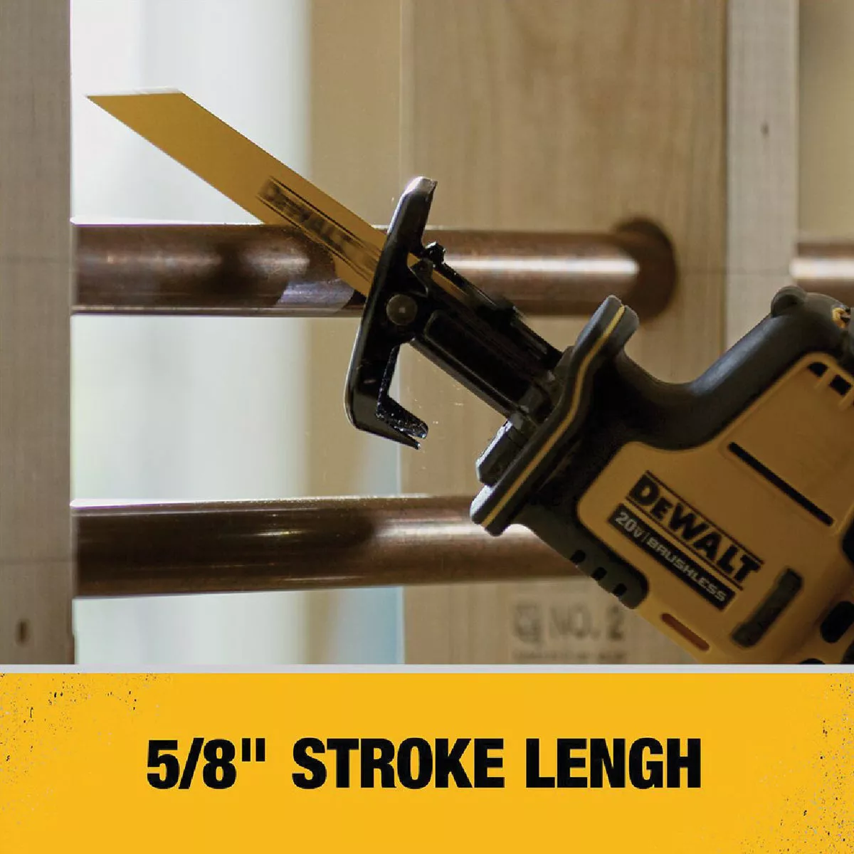 DEWALT ATOMIC 20V MAX Brushless Compact Cordless Reciprocating Saw (Tool Only) - photo 6