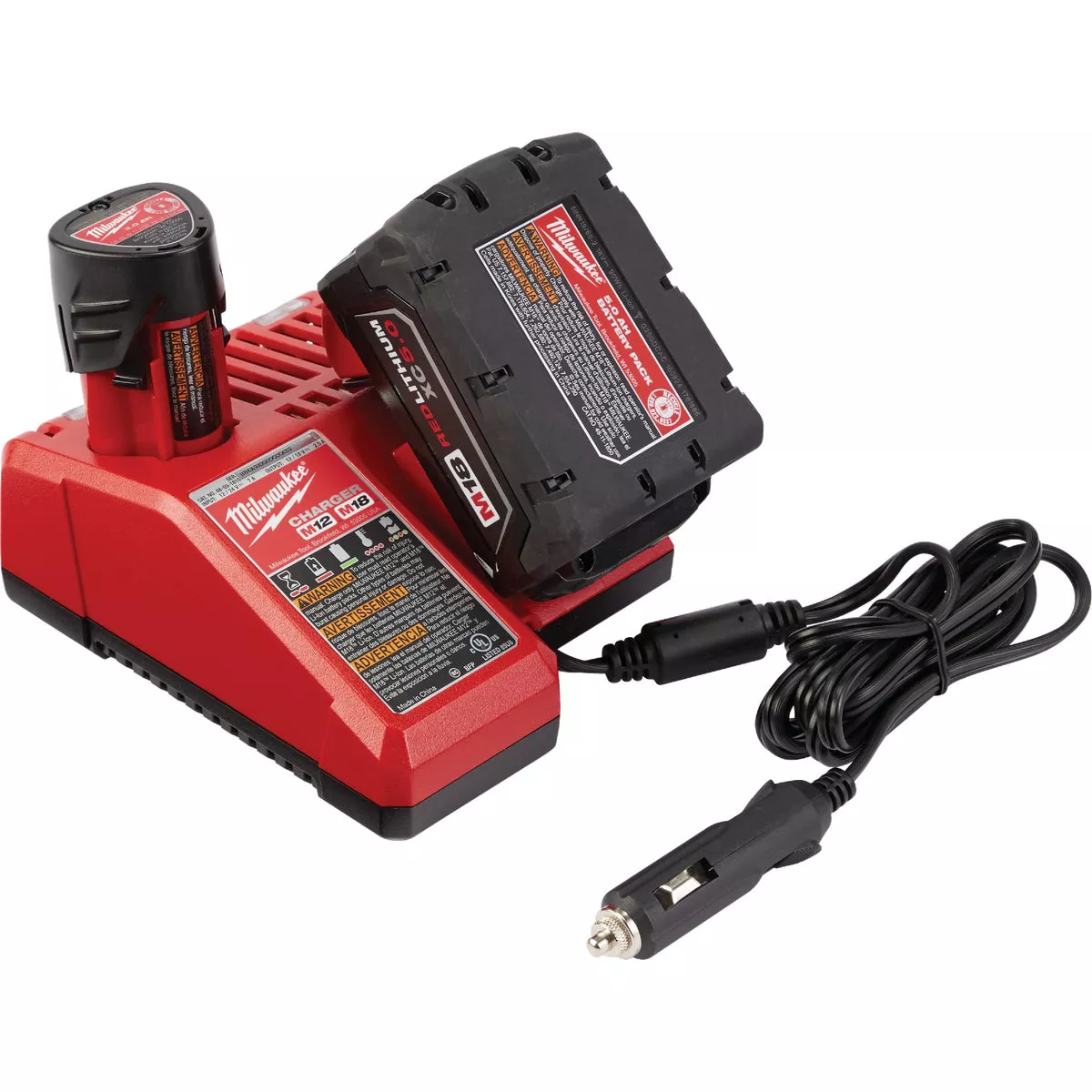 Milwaukee M12/M18 Lithium-Ion Multi-Voltage DC Vehicle Battery Charger - photo 2