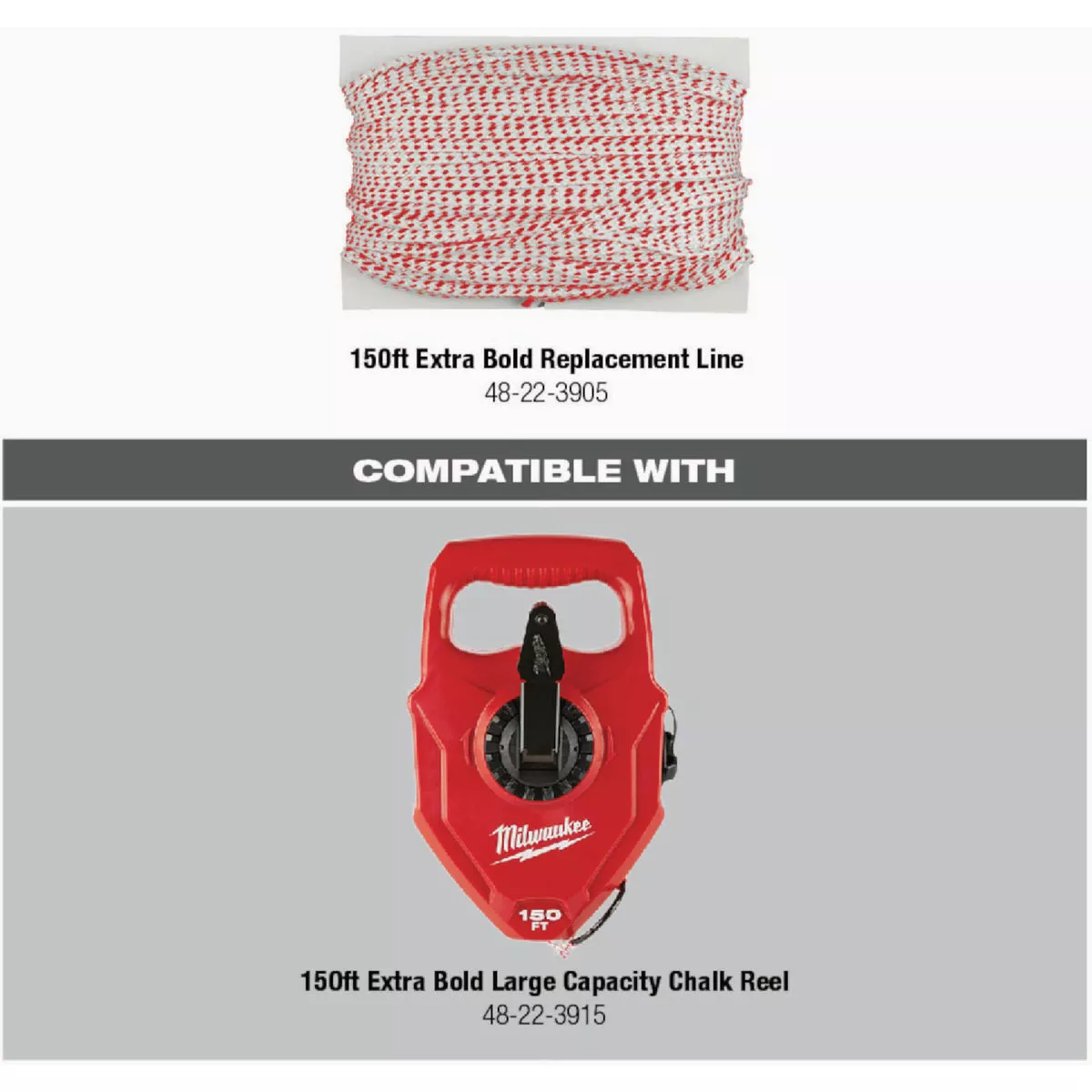 Milwaukee 150 Ft. Braided Extra Bold Chalk Line