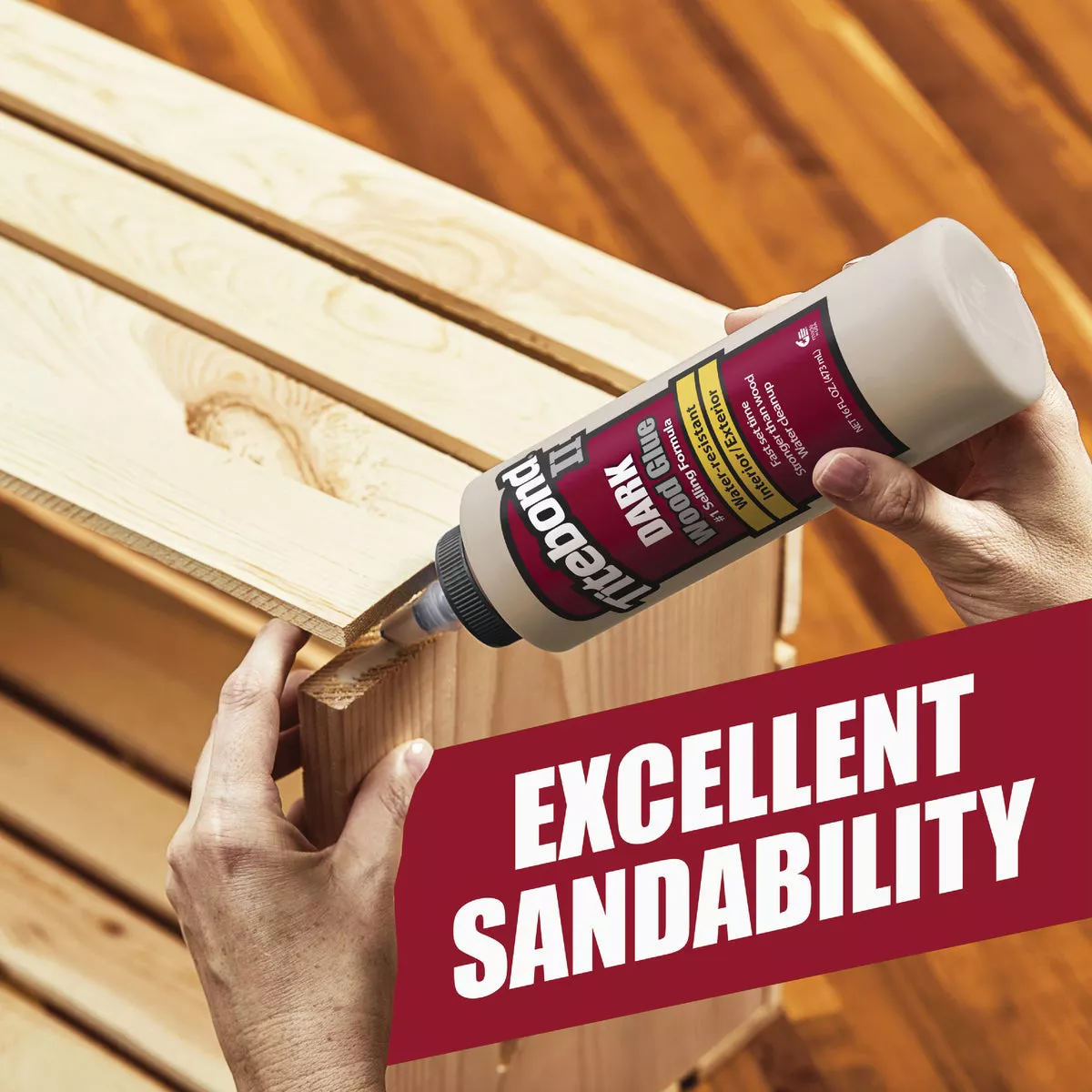 Titebond II 16 Oz. Dark Wood Glue - photo 2