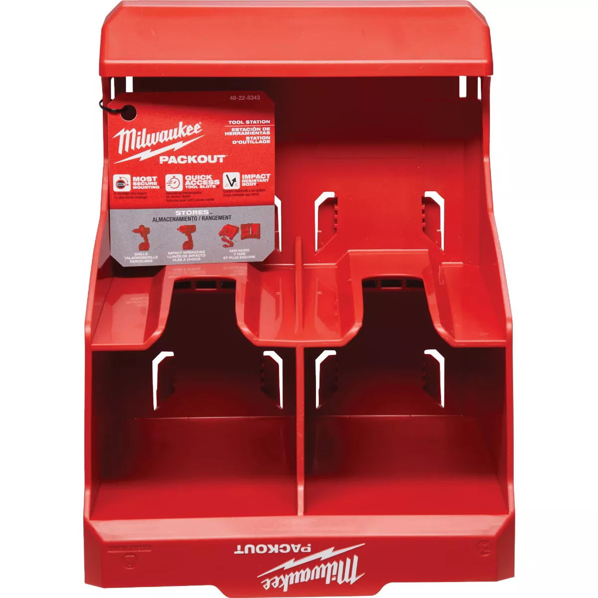 Milwaukee PACKOUT Drill Station Tool Rack - photo 4