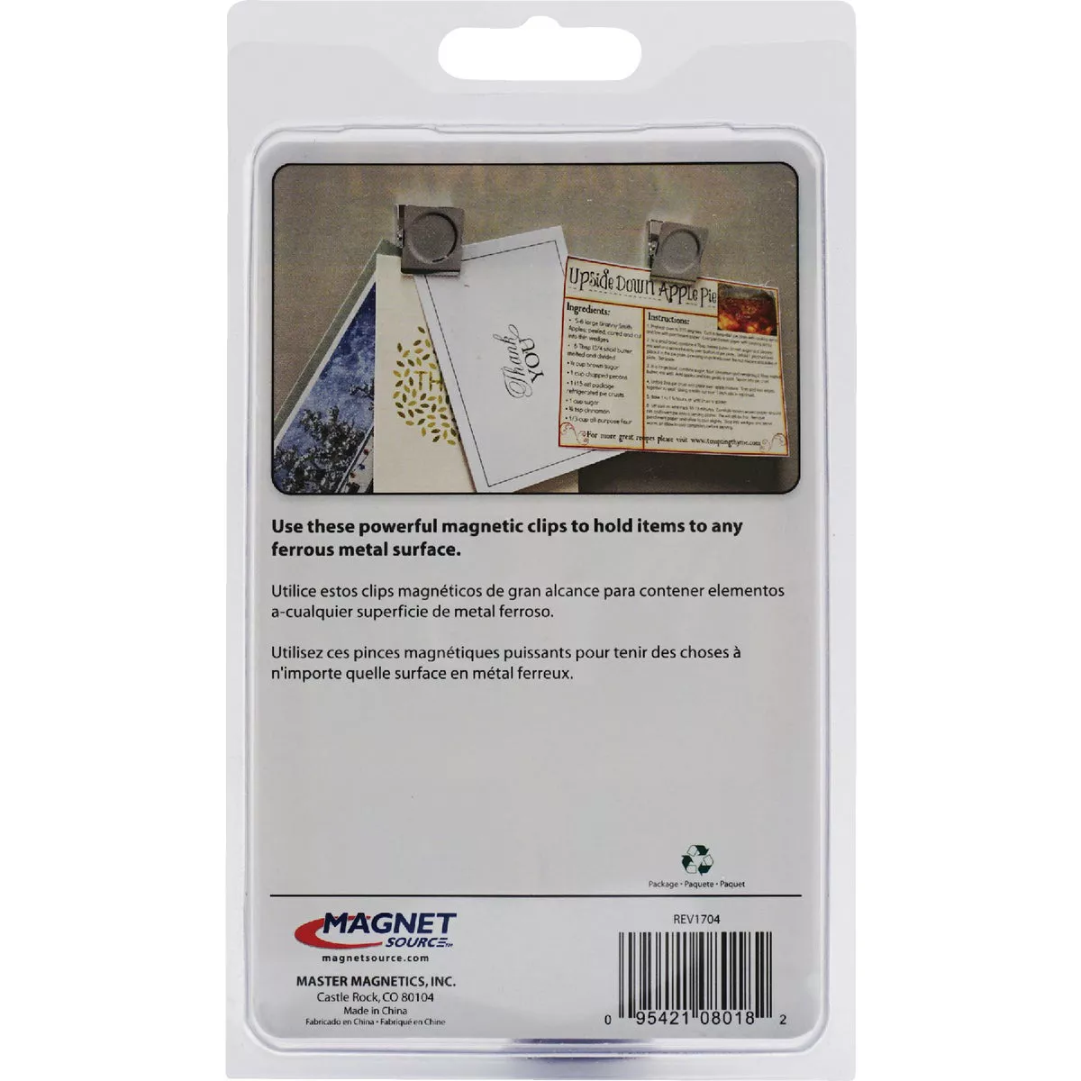 MagnetSource 5 Lb. Capacity Magnetic Metal Clip (4-Pack) - photo 4