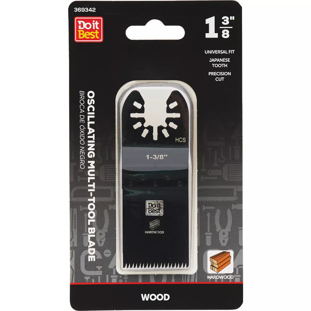 Do it Best 1-3/8 In. High Carbon Steel Japanese Tooth Oscillating Multi-Tool Blade