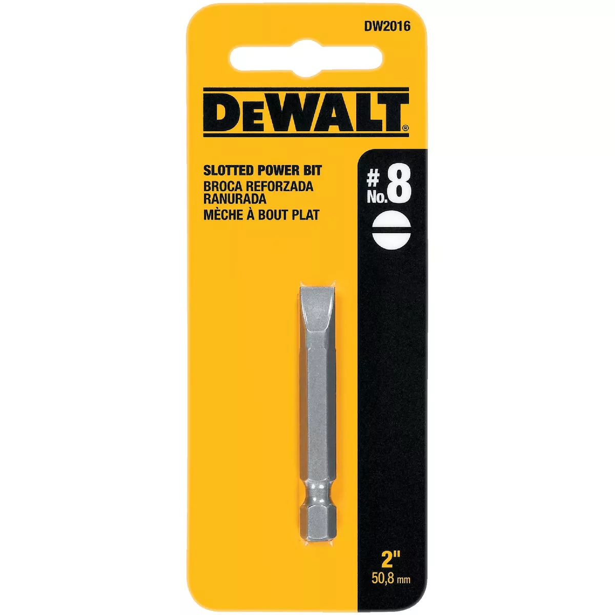 DEWALT Slotted #8 2 In. Power Screwdriver Bit - photo 2