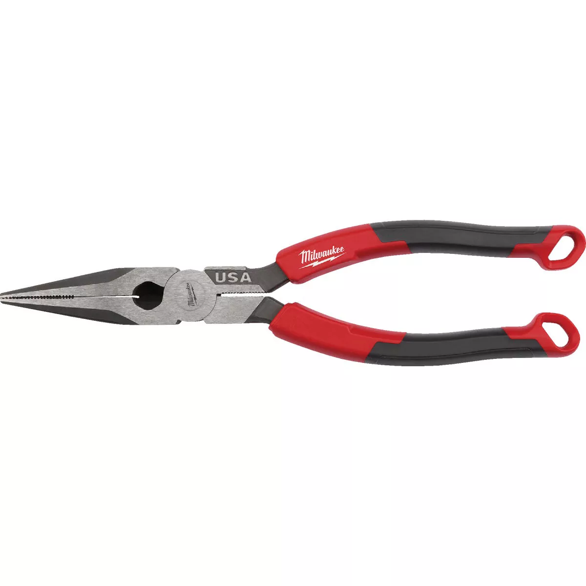 Milwaukee 8 In. Comfort Grip Long Nose Pliers (USA)