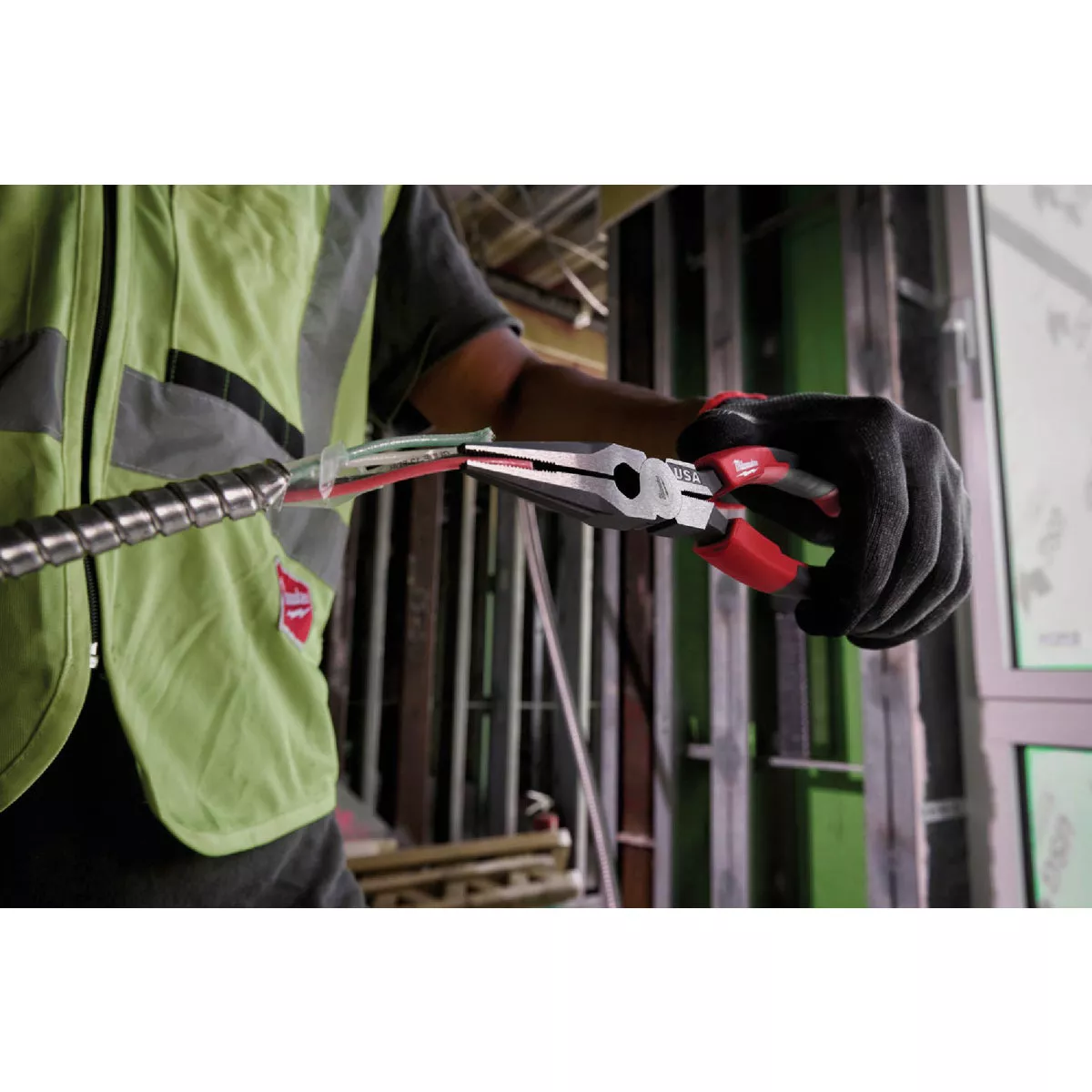 Milwaukee 8 In. Comfort Grip Long Nose Pliers (USA) - photo 6